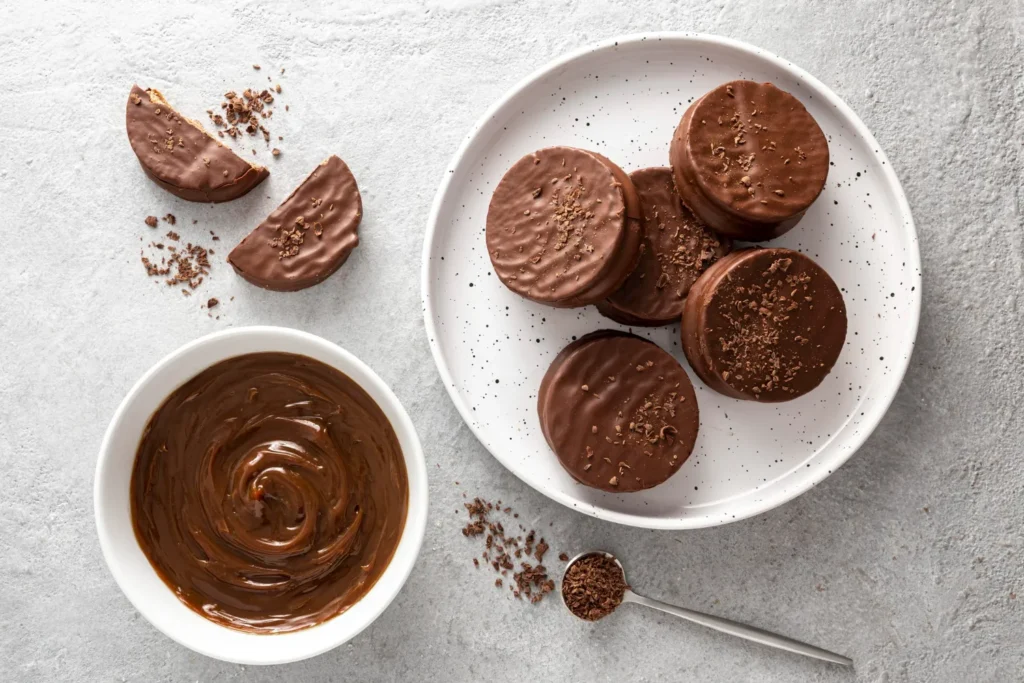 Galleticas De Coco Y Cobertura De Chocolate