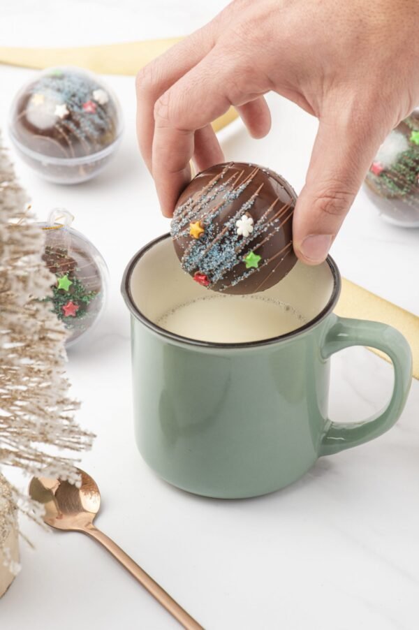 Choco Bombas Rellenas De Cacao En Polvo y Masmelos