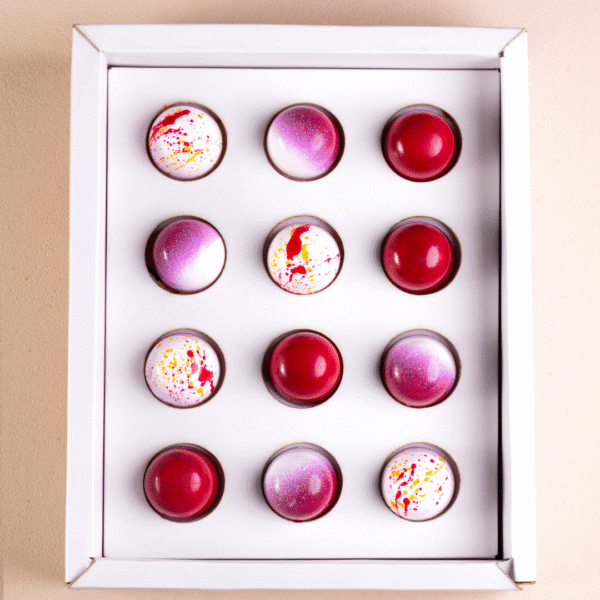 Caja Premium x12 Bombones gourmet - Empaque Reutilizable