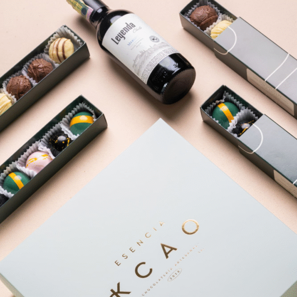 Maridaje de chocolates y vino para papá