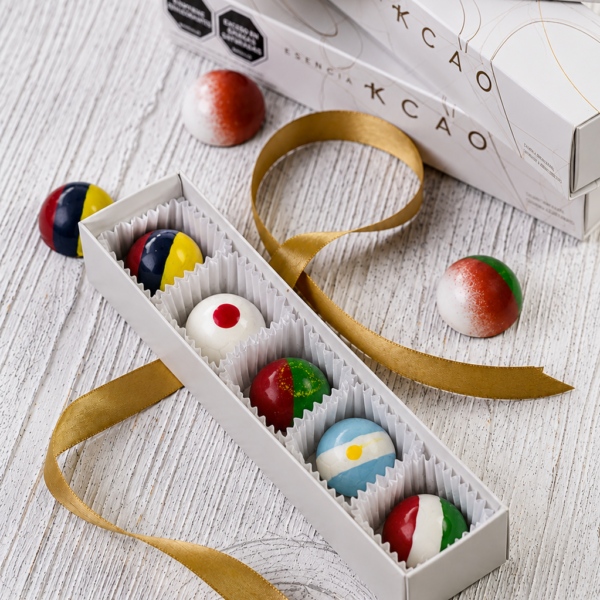 Bombones edición fútbol | Chocolate artesanal colombiano