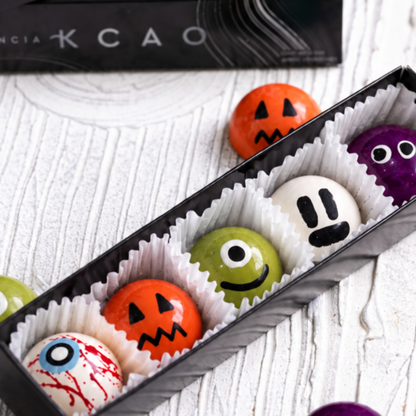 Home 5 Caja x5 Bombones de Chocolate Halloween | Esencia Kcao